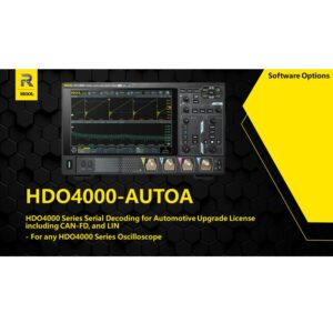 Запуск и анализ сигналов последовательной шины CAN-FD/LIN DHO4000-AUTOA